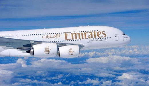 [239] Emirates 2-floor 380 planes returning to Narita