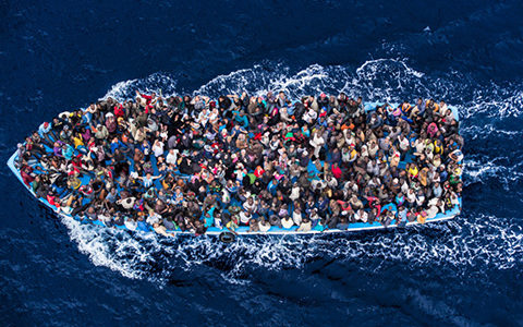 [158] Refugees drown crossing the Mediterranean